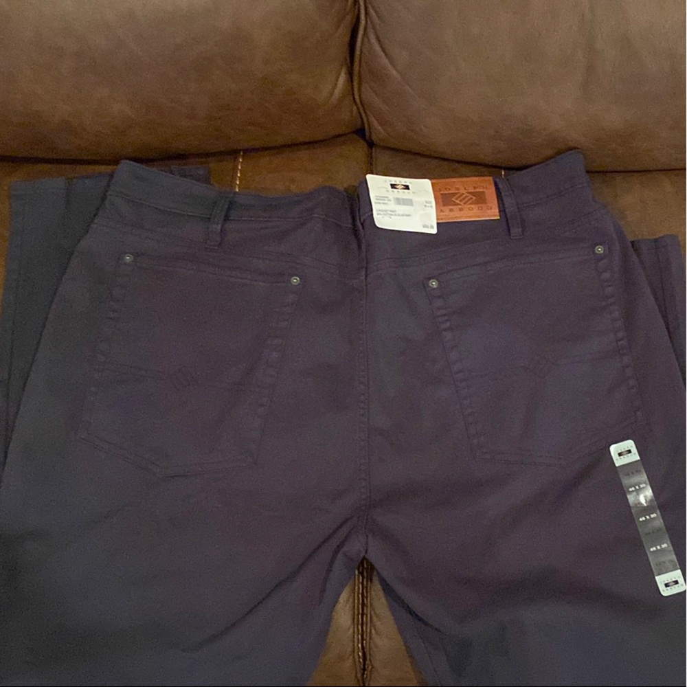 Dark Blue Pants with Pocket Design